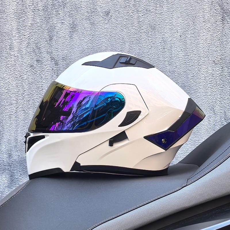 2025 ORZ Latest Motorcycle Helmet Dual Lens Modular Flip Helmet Casco para Motos Off road Racing Helmet Capacetes de Moto