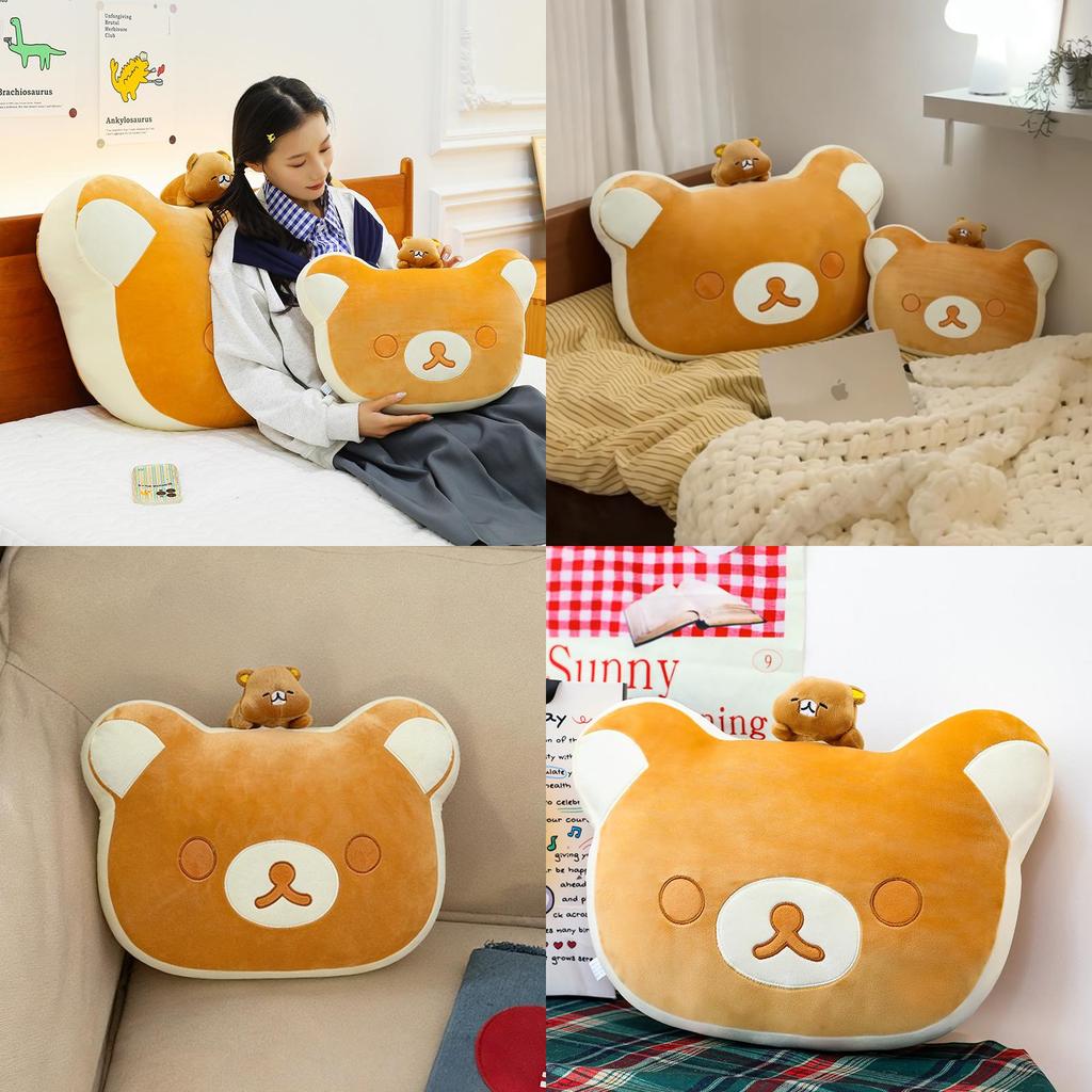 Relax Bear Plush Toy Pillow With Soft Material For Sleep Comfort And Cuddle Comfort