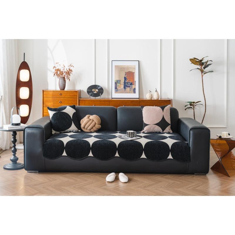 French Special-shaped Sofa Cushion for All Seasons, New High-end Anti-slip Cushion, Irregular Straight Cover Cloth
