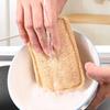 Natural Loofah Sponge for Dishes - Plant Fiber Scouring Pad Eco-Friendly Durable Kitchen Cleaning Cloth Non-Scratch Pot Scrubber