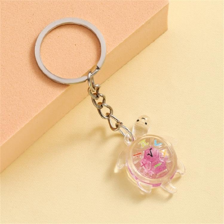 6 Pack Assorted Glowing Turtles Keychains Vibranting Color Easy to Use and Sturdy Materials for All Ages Daily Use