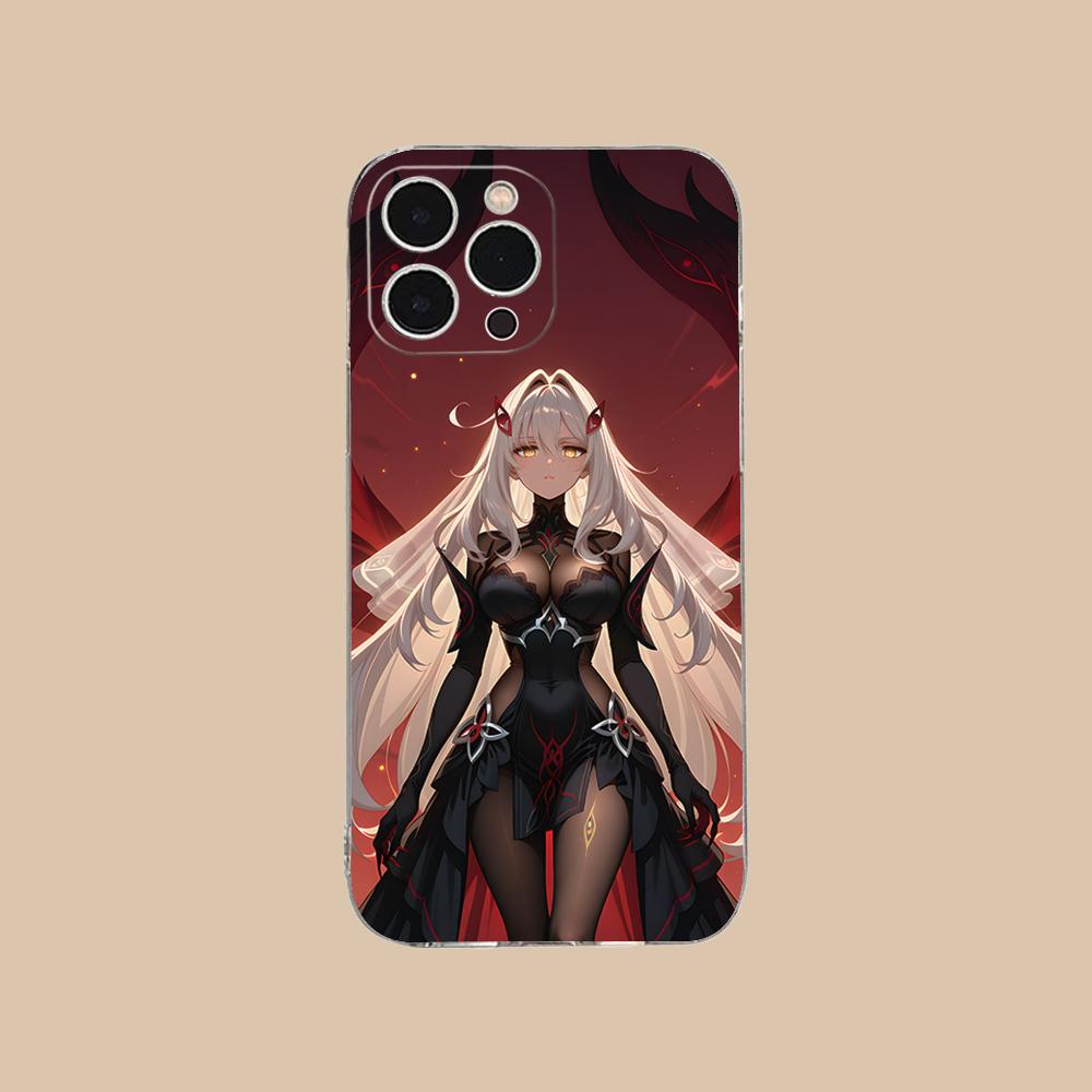 

Genshin Impact Ronova Phone Case for iPhone 17 16 15 14 13 12 11 X XR XS Air Pro Max Plus Mini Clear Colorful Cover Cellphones iPhone17