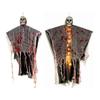 Glowing Skeleton Skull Outdoor Hanging Decoration for Halloween Party Scary Decoration Plastic Materials