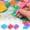 4 Boxes 2.5cm Silicone Resin DIY Crafts Drilling Mud Dotting Glue Painting Wax Diamond Painting Clay Diamond Art Glue Mud
