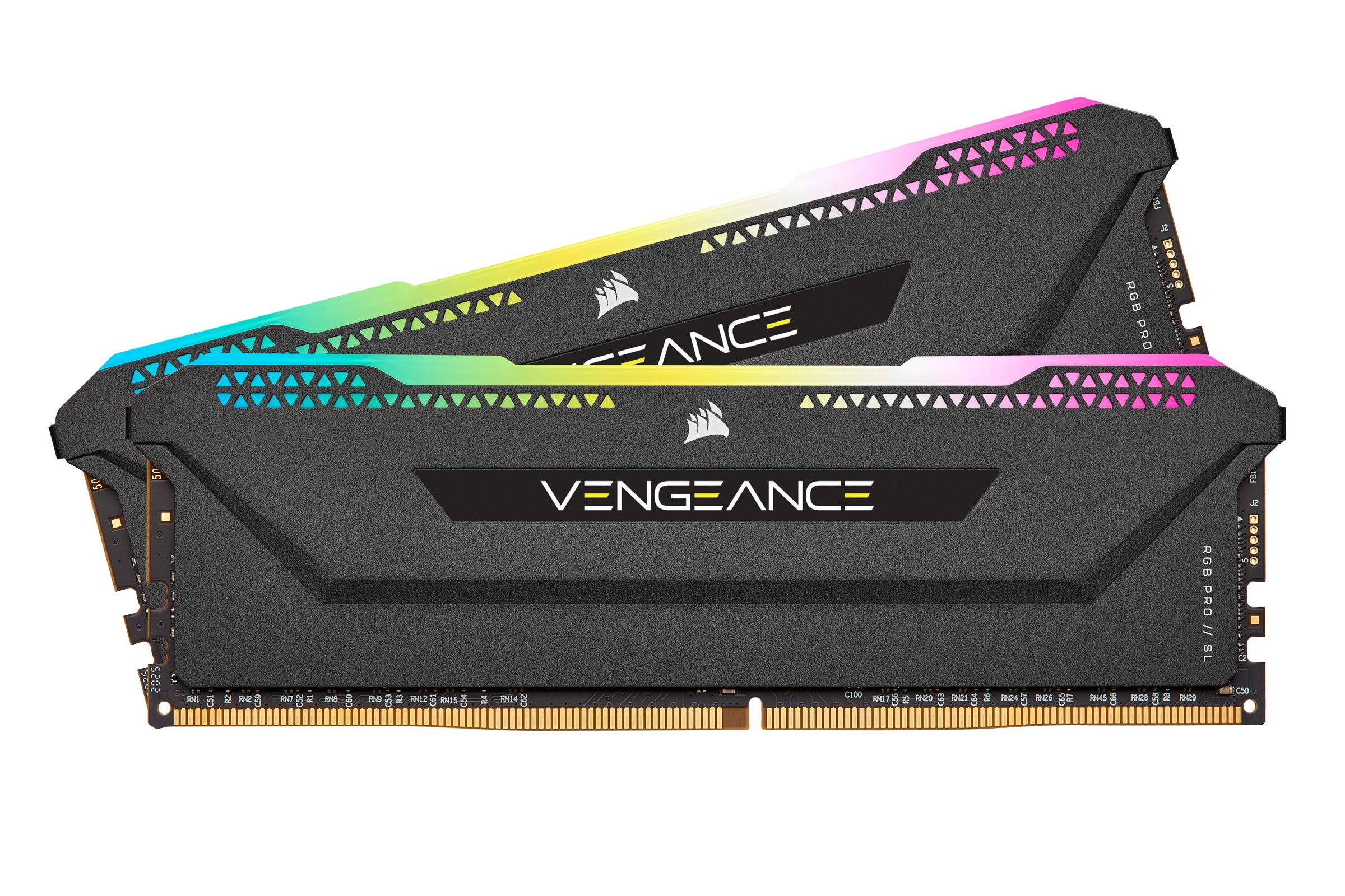 

CORSAIR Corsair Desktop PC Memory VENGANCE RGB PRO SL Series 32GB x CMH32GX4M2Z3600C18 DDR4-3600MHz [16GB 2]