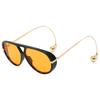 Luxury Brand Designer Oversized Pilot Sunglasses Women For Men  Popular Vintage Sun Glasses Punk Double Bridge Shade UV400
