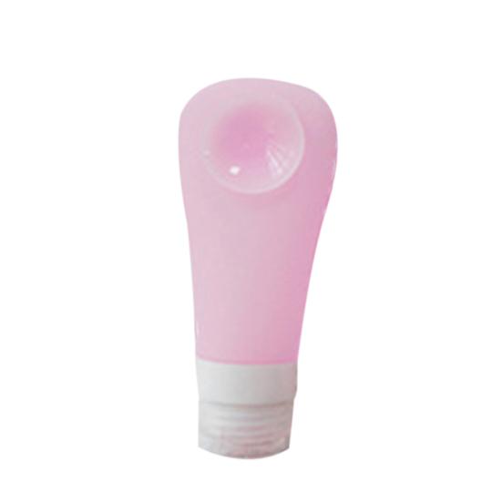 Portable Silicone Travel Bottle Lotion Shampoo Empty Container?with Suction Cup