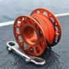 Diving Finger Spool Reel DoubleDisc Perforated Outdoor Gear