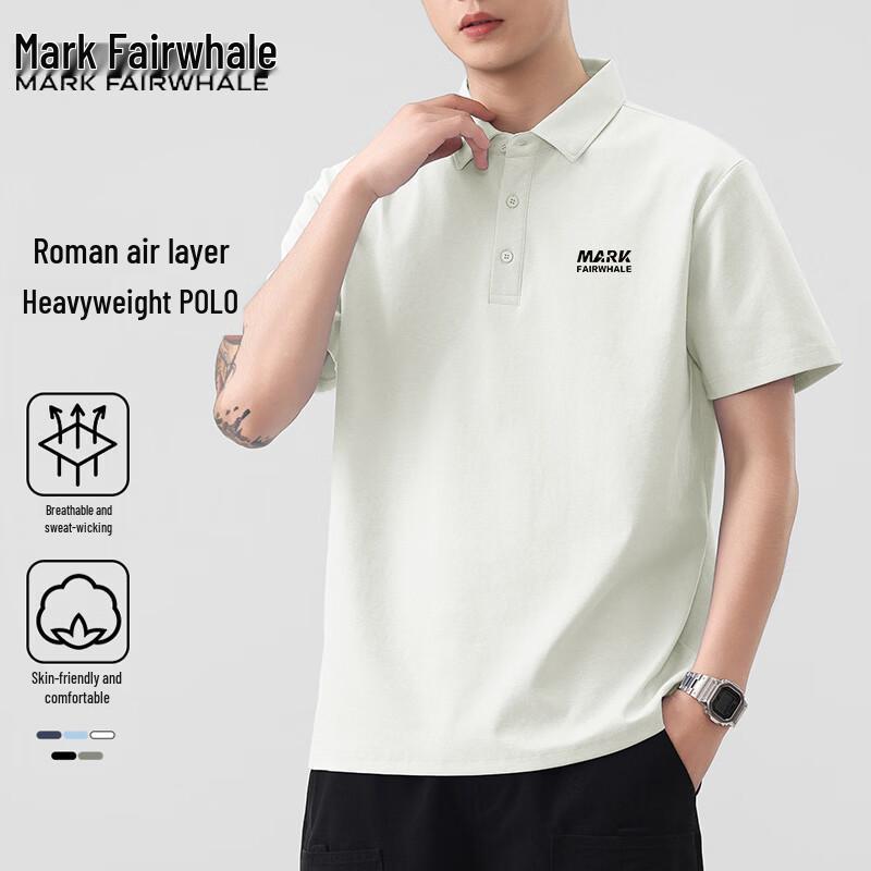 Mark Fairwhale Men s Summer Casual Polo Shirt M