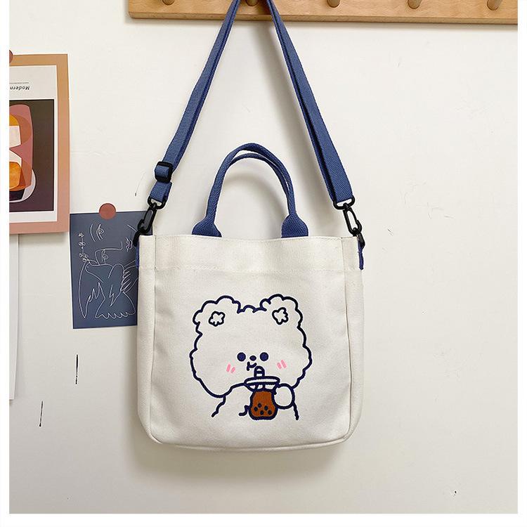 

Анимация милая женская сумка 2025 новая мода студенческая личность литературная на плечо сумка-мессенджер