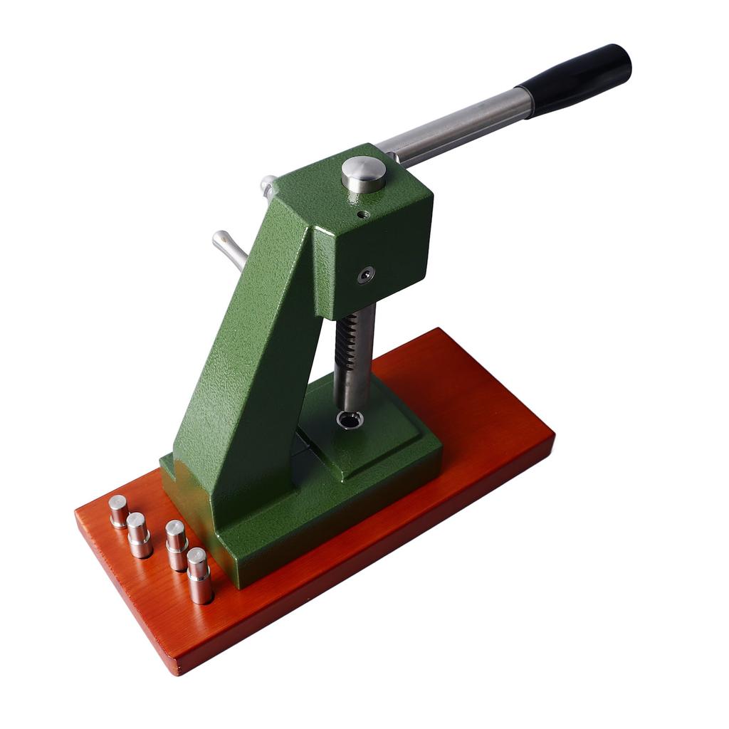6173 Watch Back Press Set Wooden Base Watch Case Cover Pressing Machine for Watchmakers