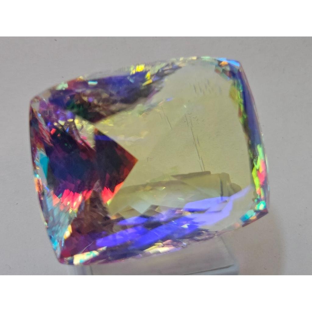 Natural Cushion Mystic Topaz Rainbow Color 276-278 Ct Stunning Gemstone