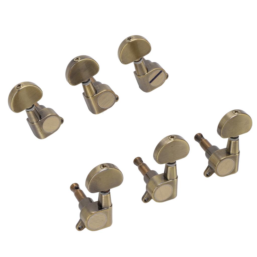6 Set Guitar Tuning Pegs Keys Metal Half Moon Shaped Sealed 1:18 Guitar Machine Heads for EpiphoneGu
