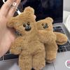 Teddy Bear Cute Plush Pendant Keychain Key Holder Decoration Bag Gifts Charm