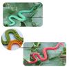 Yousheng Fake Snake Toy, Realistic Rubber Snake with Tongue Out, 17.7-39.4 Inch Lifelike Garden Decor, Bird Deterrent Stress Relief Prank Gift