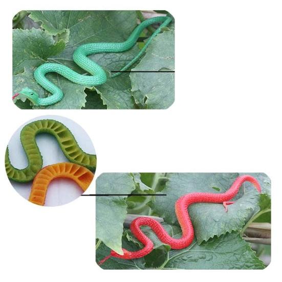 Yousheng Fake Snake Toy, Realistic Rubber Snake with Tongue Out, 17.7-39.4 Inch Lifelike Garden Decor, Bird Deterrent Stress Relief Prank Gift