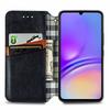 For Samsung Galaxy A05 4G PU Leather Case Rhombus Imprint Wallet Stand Phone Cover