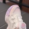 Girls shoes 2025 new spring and autumn girls fashion children's sports shoes running soft-soled dad shoes rotating buckle