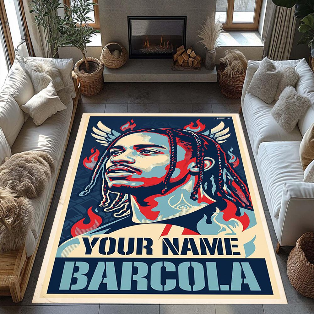 Liverpool Fc Customized Name Area Rug Suitable For Outdoor Balcony Hallway Foyer Antislip Carpet Decorate Offices Perfect Birthdaychristmas Gift Idea