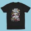 One Piece Luffy Gear 5 TShirt Anime Graphic Tee Unisex Black Cotton S5XL