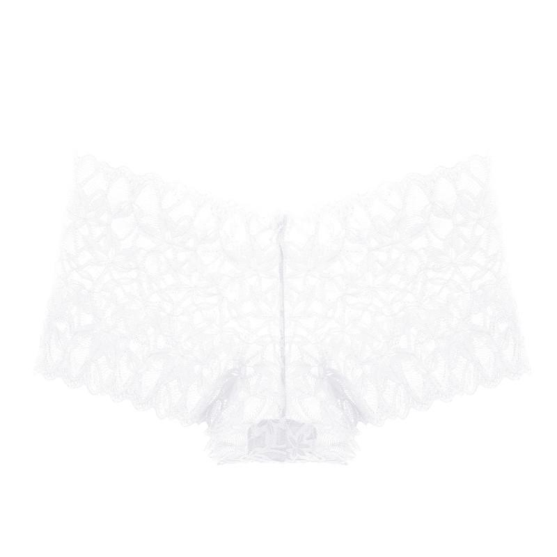 FINETOO Lace Panties For Women Underwear Floral Lingerie Intimates Female Panties Solid Color