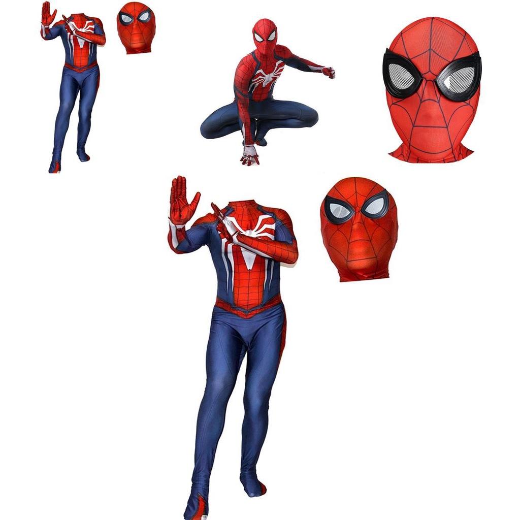 Costum Cosplay Ps4 Insomniac Spider-man Imprimat 3D Adult Copii Costum Spidey Zentai Cu Manoperă Exquisită Și Material Licra Respirabil