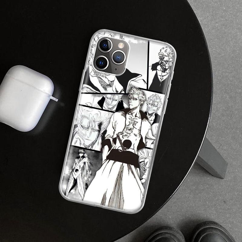 

Чохол Grimmjow 6 Bleach для iPhone 11 12 13 Mini 14 15 Plus 16 Pro Max 17 Air 7 8 + SE Мистецтво Налаштовані Fundas 11 12 13 iPhone 16 Plus
