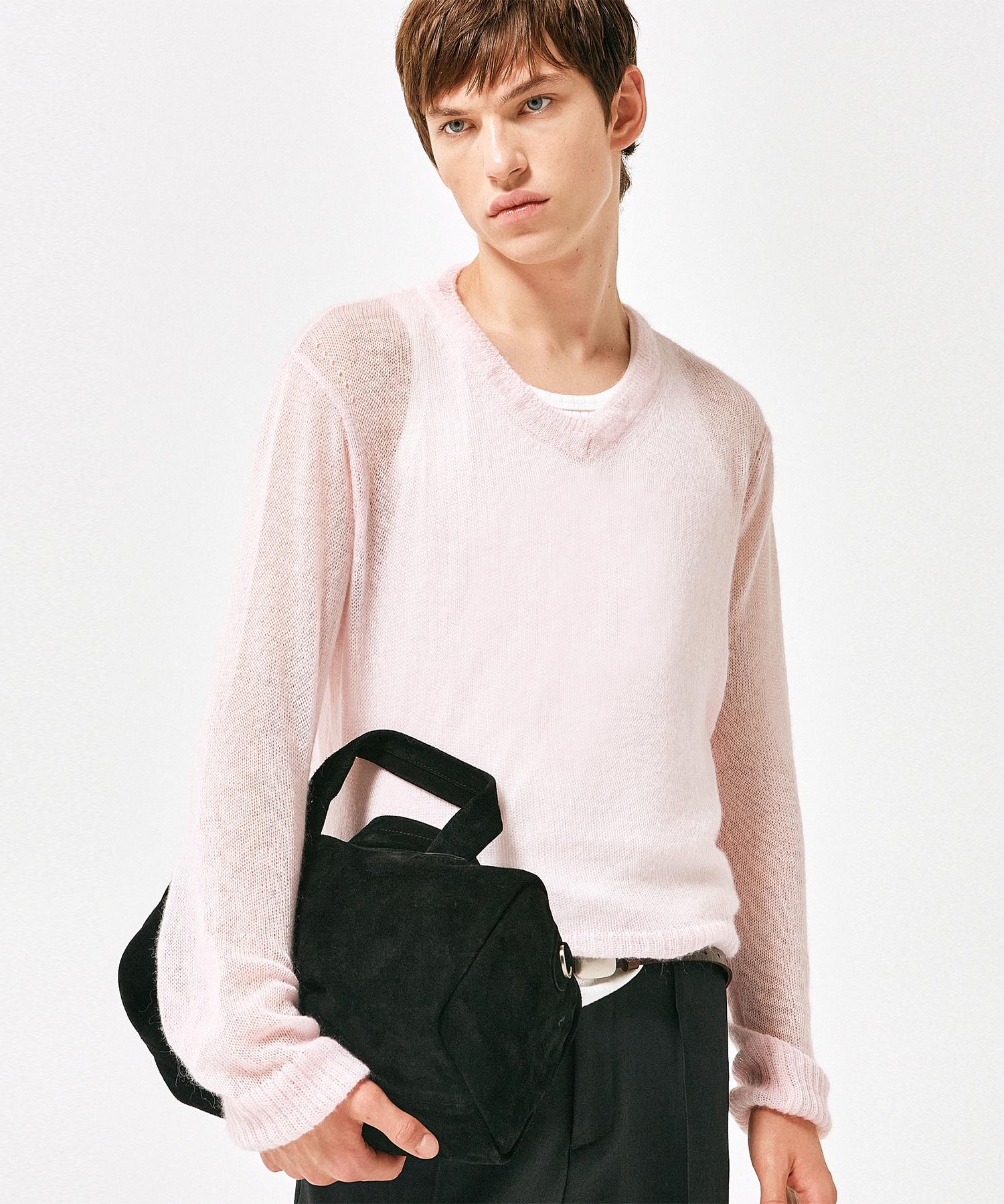 Label Archive Linus Mohair Sheer Knit Blush Pink Blush Pink/2