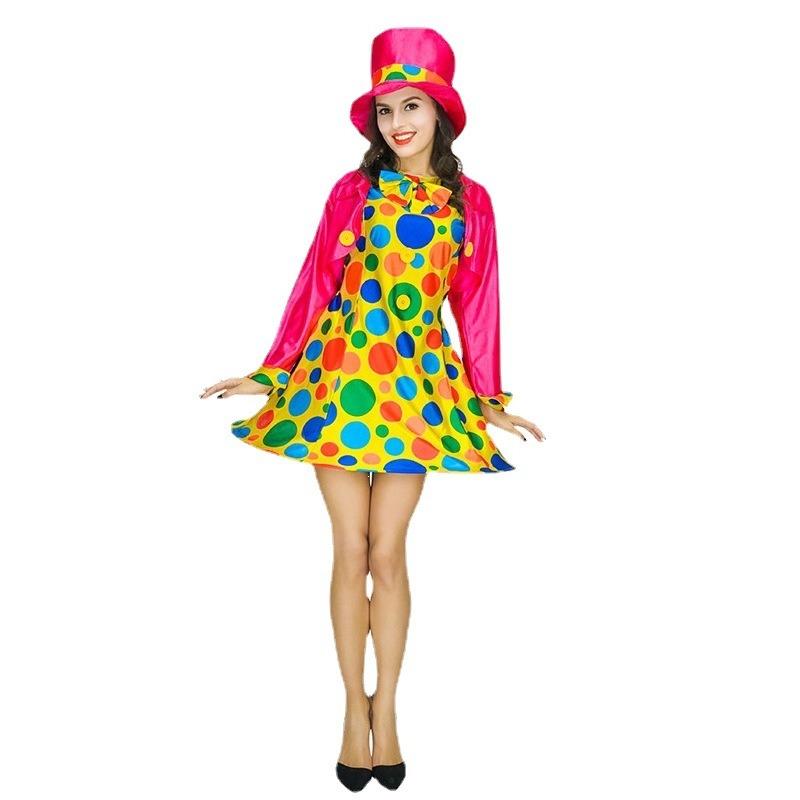 Masquerade party clothes stage clothes halloween cosplay costumes female clown costumes