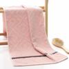 Soft Pure Cotton Lint-Free Face Towel - Absorbent Jacquard Design for Adults