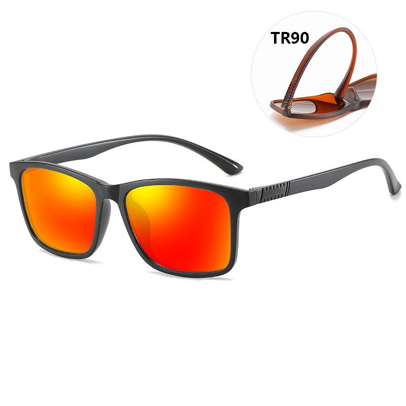 Light Weight Men Classic Polarized Sunglasses Popular UV400 Fishing Driving High Quality Hot Sale Square Sun Glasses Eyewear TR90 Delicate Jewelry