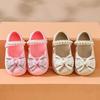 EVA Girls Princess Bow Loafers - Chinese Style, Soft Sole, Non-slip Shoes for Spring/Autumn