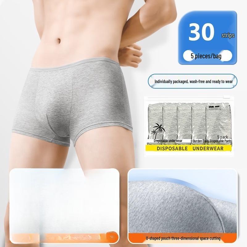 Shixun Men's Disposable Boxer Briefs