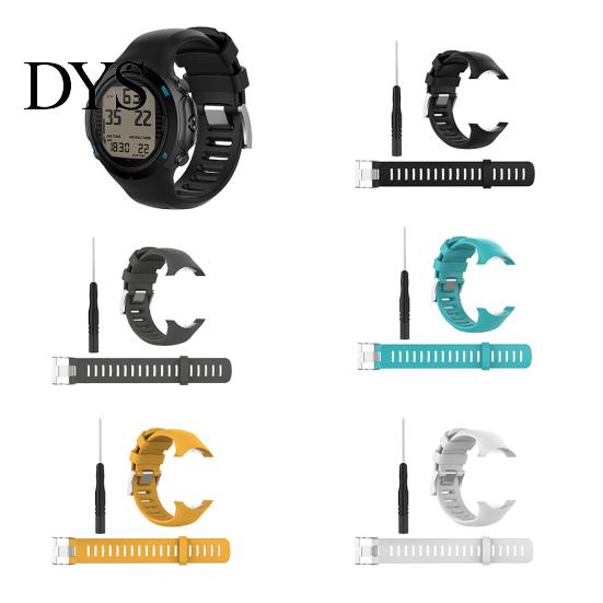Náhradní měkký nastavitelný řemínek pro hodinky SUUNTO D6 Dive/D6i NOVO/ZULU
