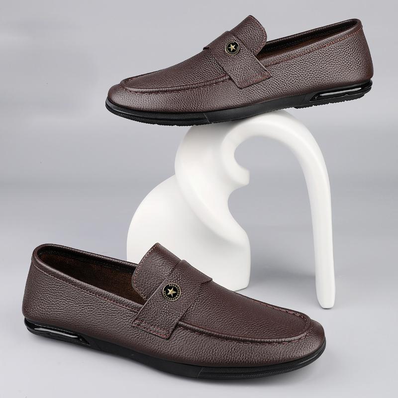Unisex Leather Shoes Dress Shoes Smart Casual Walking Office Commuting and Travel Everyday Formal Style Daily Footwear Sizes 38-44