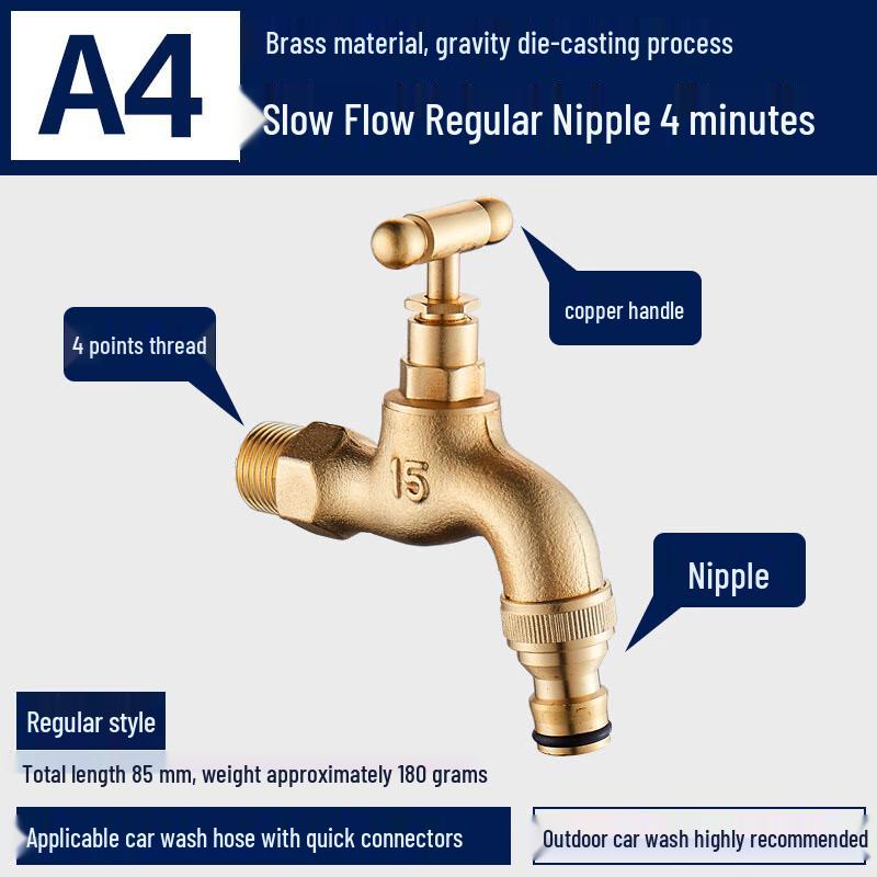 LINGJULI Outdoor Lockable Anti-freeze Brass Faucet