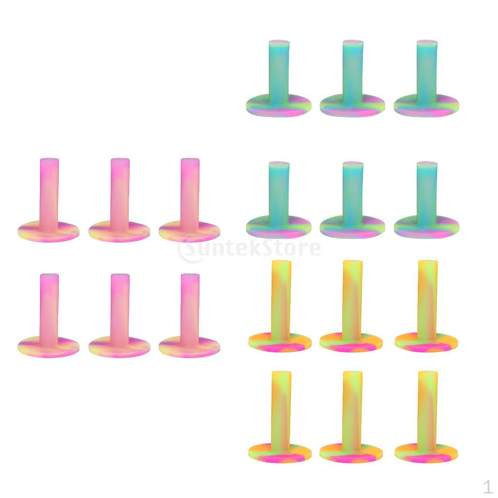 Rubber Golf Range Tees for indoor Practice Durable 54mm