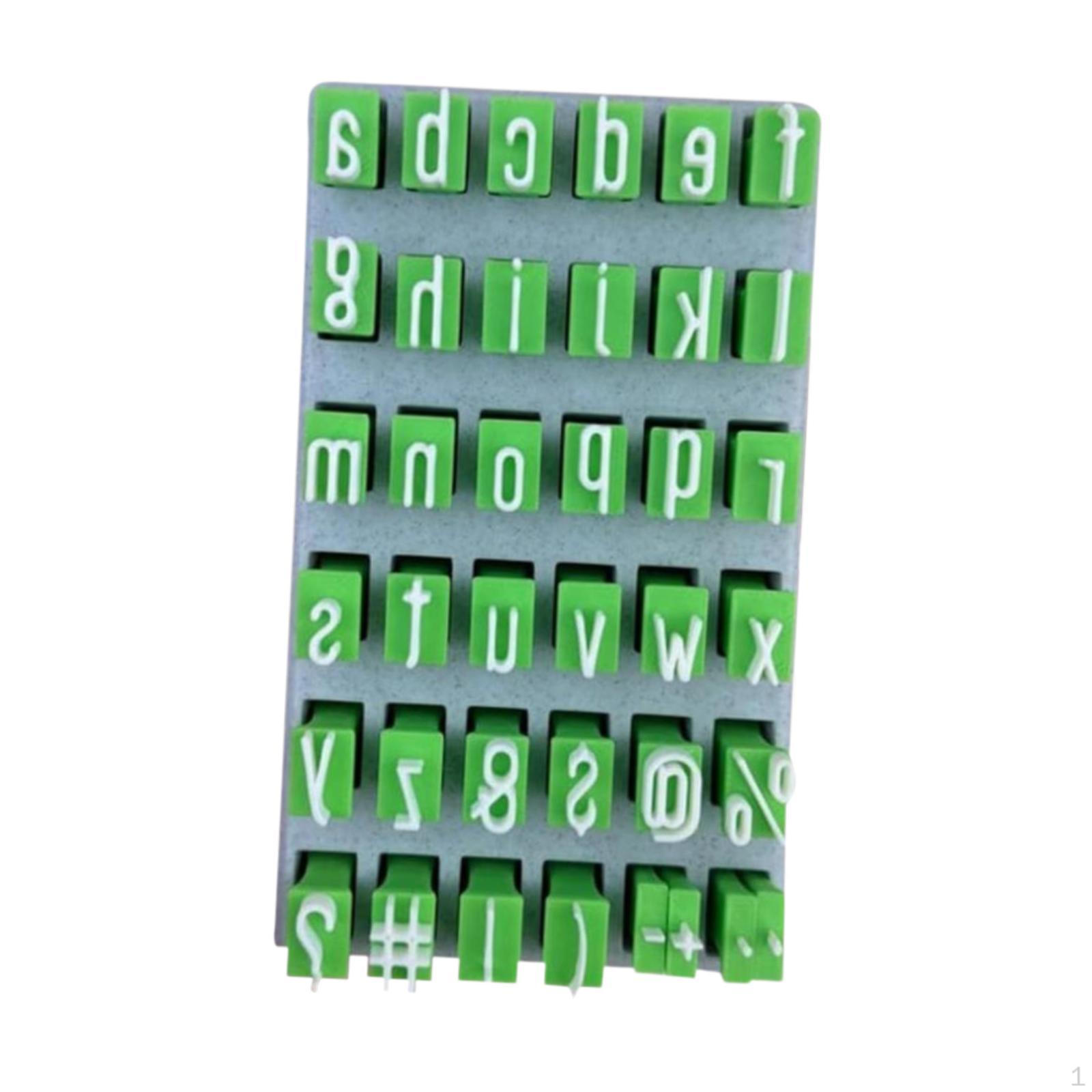 

Clay Alphabet Stamps for DIY Lowercase