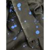 berluti Black x Blue Silk 100% Dot Pattern Shirt tops 38 Black / blueUsed
