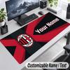 AC Milan Personalized Large Mouse Pad Custom Name Text Extended Desk Mat Gaming Mousepad