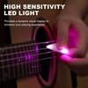 Guitar touch glowing pickup with LED backlight for electric bass players