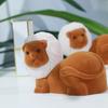 Creative Puppy Ring Box Crocodile Koala Necklace Organizer Animal Flocked Jewelry Box  Propose
