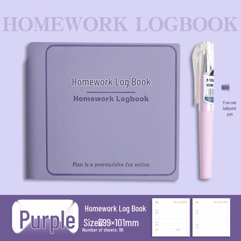 Grade 1 Mini Homework Notebook for Primary Students
