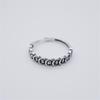 New Simple And Creative Chinese Style Transfer Means A Lot Of Money 925 Sterling Silver Jewelry Retro Opening Rings TYB452