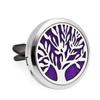 Aromatherapy Jewelry Car Perfume Air Freshener Car Clip Tree of Life Aroma Essential Oil Diffuser Necklace Locket Pendants