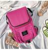 New Fashion Canvas Mummy Bag: Colorblock Backpack for Mom, Large Capacity Baby Bottle Handbag