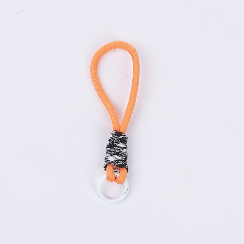 12CM Color Block Braided Phone Wrist Strap Keychain Detachable Anti Lost Short Lanyard for Phone Case Keys 12 cm