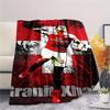 Arsenal F Print FlAannel Blanket, High Quality Comfortable for All Seasons, Home Decor, Warmth and Comfort