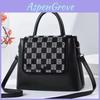 Stylish And Chic Pearl Handbag With Rhinestones Perfect For Everyday Use In Black And Khaki