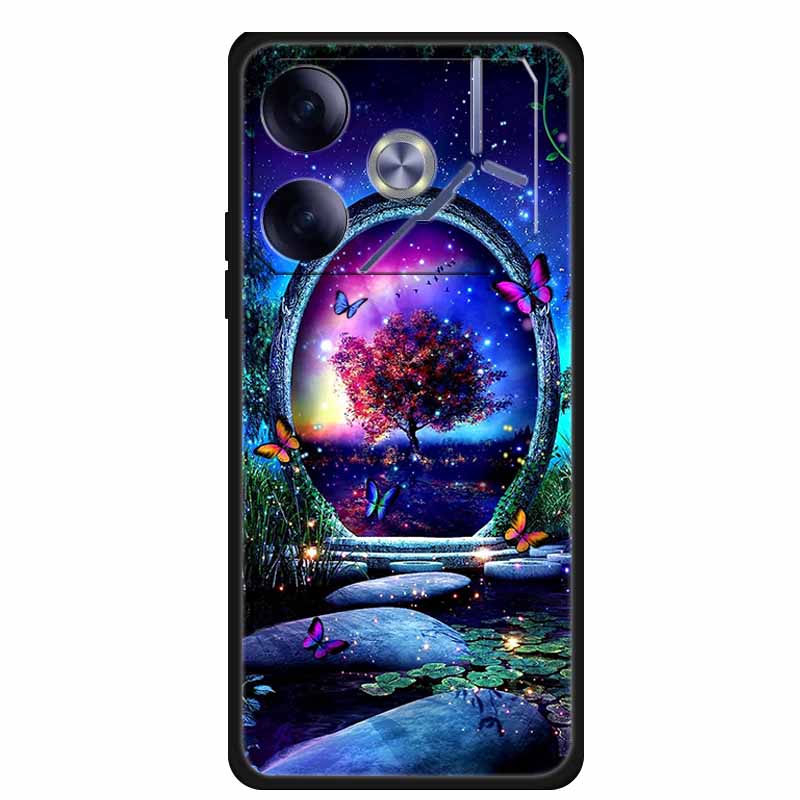 Phone Case For Tecno Pova 6 Back Cover Case Shockproof Black Silicone Soft Funda For Tecno Pova 6 Case Pova6 6.78" Capas Coque